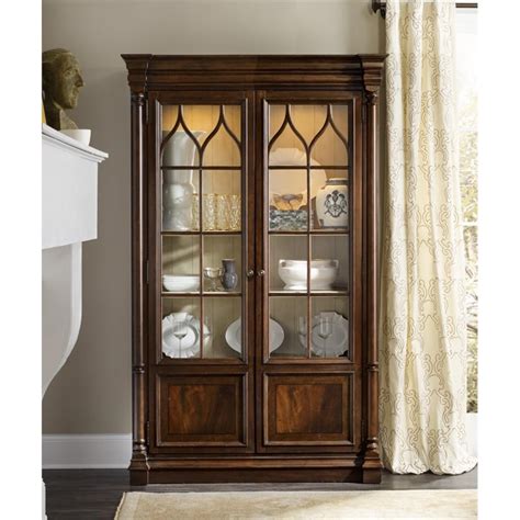 Hooker Furniture Leesburg Curio Cabinet In Mahogany Cymax Business