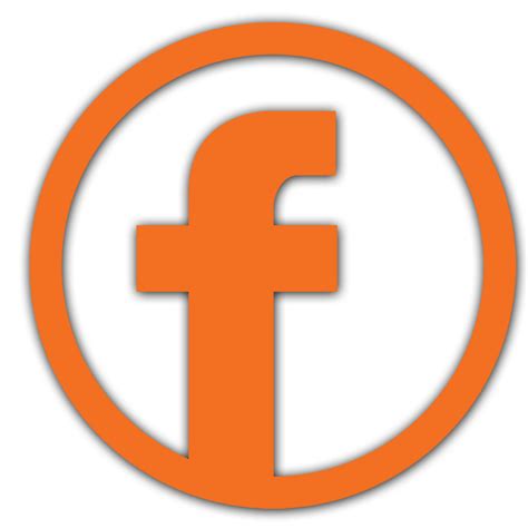 Orange Facebook Icon At Collection Of Orange Facebook
