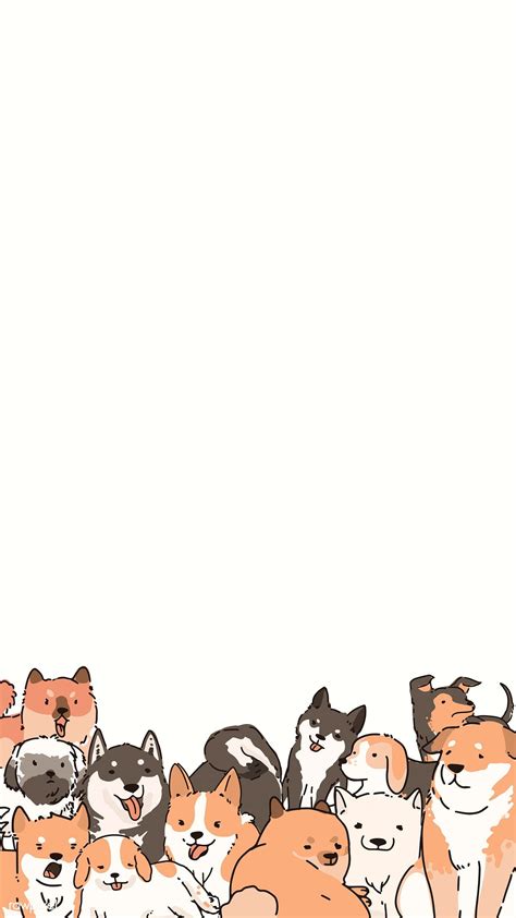 30 Animated Kawaii Cute Dog Wallpapers Wallpaper Hd