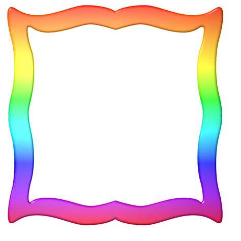 Rainbow Frame Clip Art