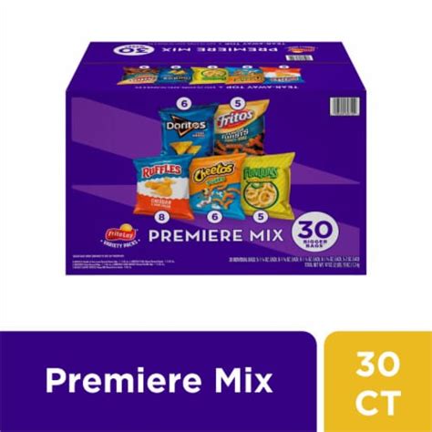 Frito Lay Premiere Mix Chips Variety Pack 30 Ct 15 Oz Kroger