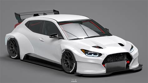 Artstation Hyundai Veloster N Time Attack Widebody Kit