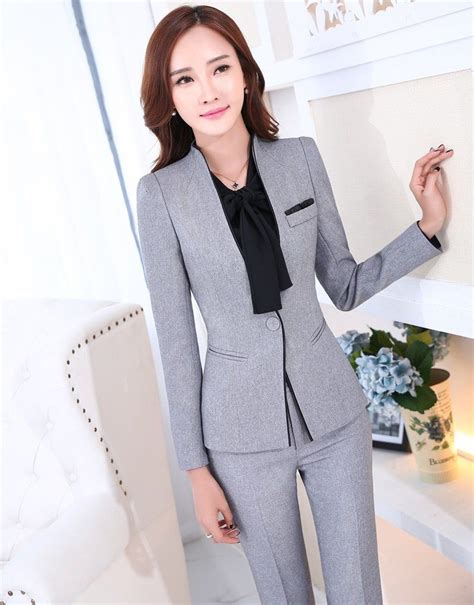 Online Shop Formal Uniform Design Novelty Grey Professional Business