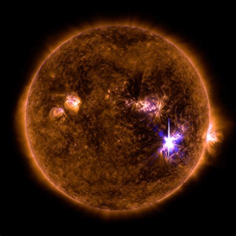Two Significant Solar Flares Imaged By Nasas Sdo On