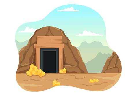 Best Gold Mine Illustration Download In Png And Vector Format