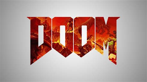 Doom (game), Simple background, Digital art, Video games ...