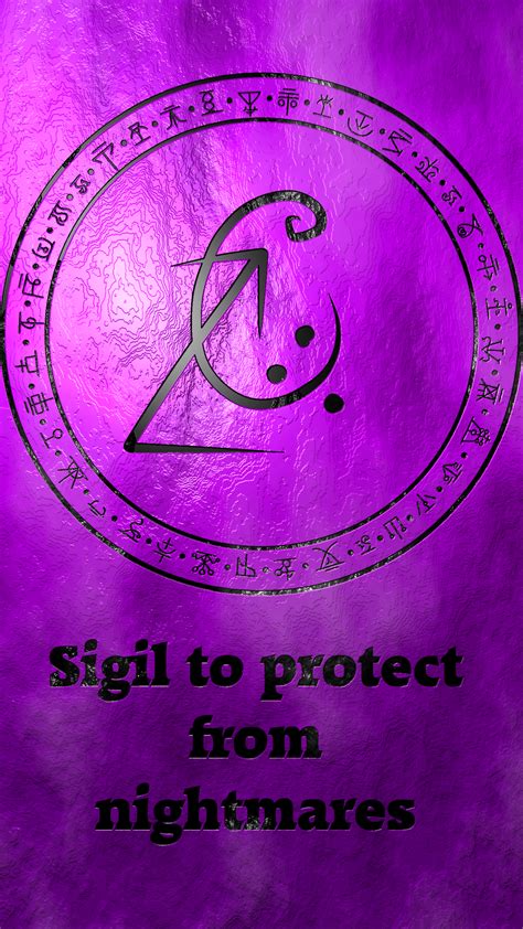 Sigil To Protect From Nightmares Sigil Magic Sigil Wiccan Symbols