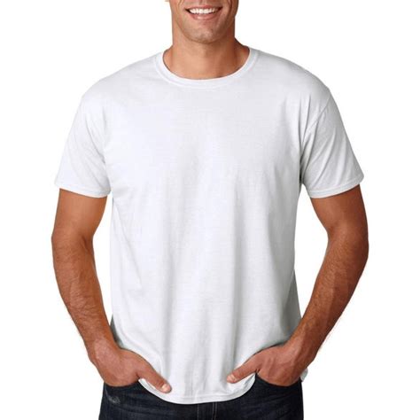 Imprinted Gildan Softstyle Adult T Shirts Mens White