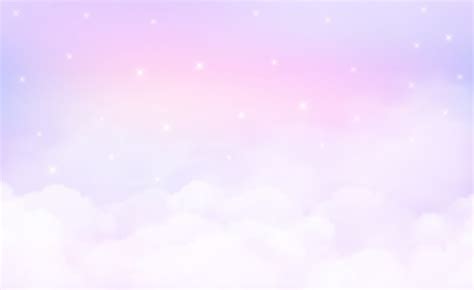 Premium Vector Stars In Could Sky Background And Pastel Color