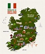 Ireland Map of Major Sights and Attractions - OrangeSmile.com