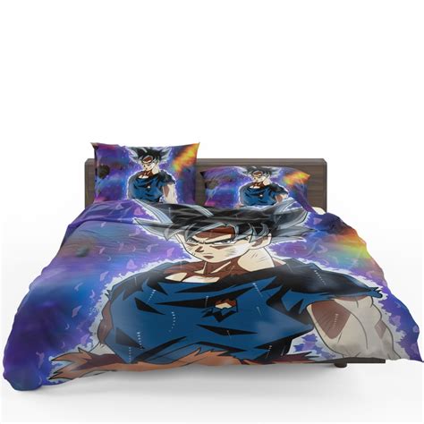 100% polyester | soft textile. Ultra Instinct Goku Dragon Ball Super Bedding Set ...