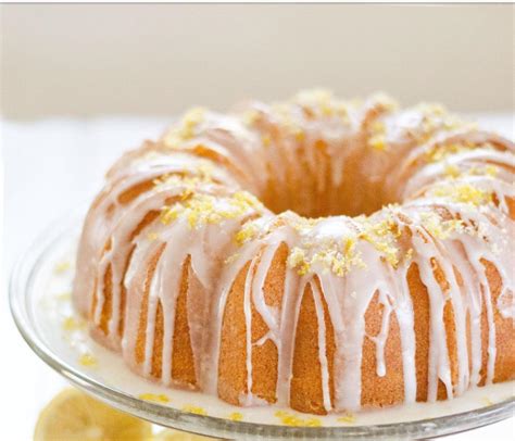 Super Moist Buttermilk Lemon Pound Cake With Glaze Recipe Just A