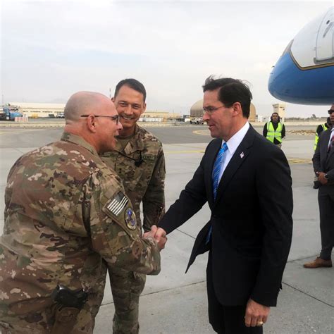 Us Defence Secretary Mark Esper Makes Unannounced Visit To Kabul In His