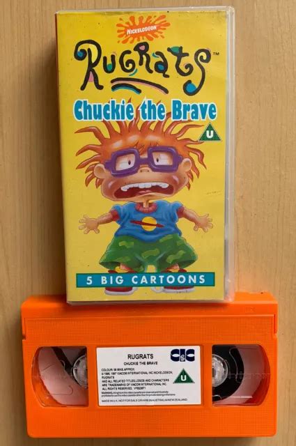 RUGRATS CHUCKIE THE Brave VHS Video Cassette Tape Nickelodeon FAST UK