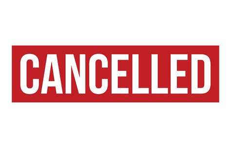 Cancelled Rubber Stamp Cancelled Stamp Seal 20091320 Vector Art At