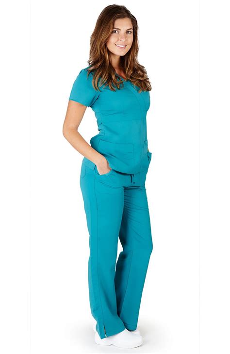 Ultrasoft Scrubs Ultrasoft Premium Mock Wrap Medical Nursing Scrubs