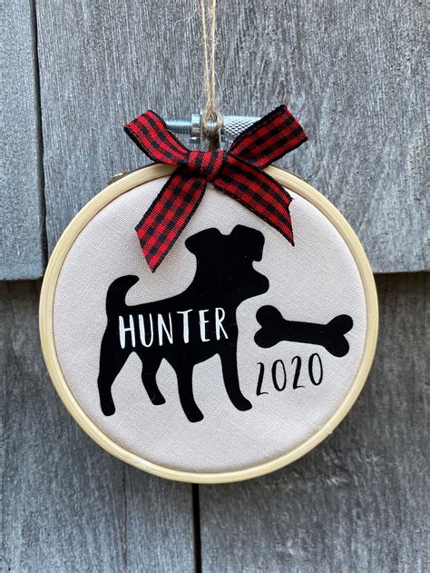 Personalized 2020 Dog Christmas Ornament Dog T Puppy Etsy Dog