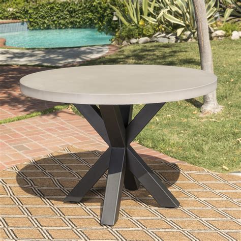 A Guide To Decorating Your Patio With A Concrete Table Patio Designs