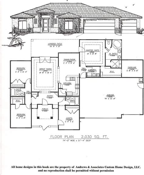 All house plans on houseplans.com are designed to conform to the building codes from when and where the original house was designed. 2500 sq ft one story floor plans | 2,001 - 2,500 Sq. Ft. Floorplans | How to plan, House plans