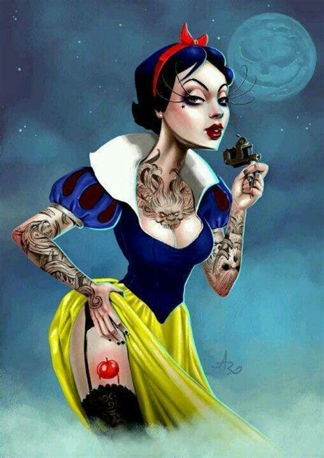love this snow white ♥ art disney mulan disney princesses disney punk punk disney characters