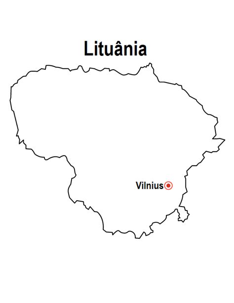 Colorea Tus Dibujos Mapa De Lituania Para Colorear Porn Sex Picture