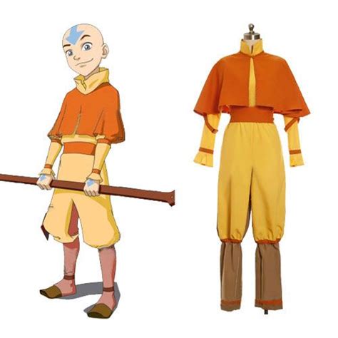 Avatar The Last Airbender Cosplay Aang Costume Avatar