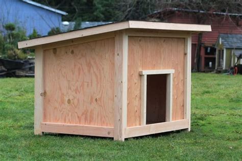 Slanted Roof Dog House Fresh Dog House Plan 2 Dog House Plans Large