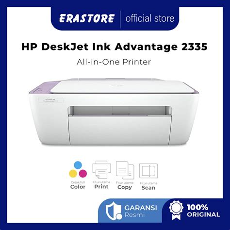 Jual Hp Deskjet Ink Advantage 2335 All In One Printer 7wq08b Shopee