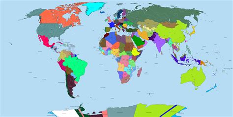 World Political Map V2 By Dinospain On Deviantart