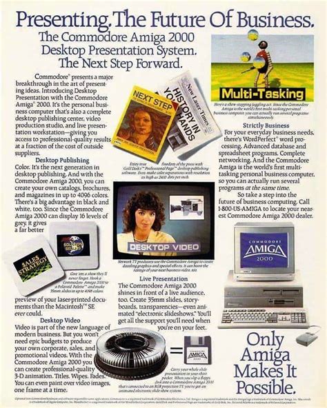 The Exciting Days When The Amiga Was Still The Computer Range Of The