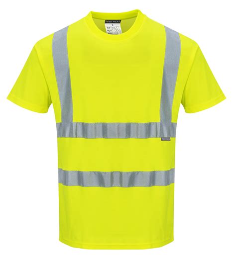 Portwest Mens High Visibility Cotton Shirt Reflective Applesafety