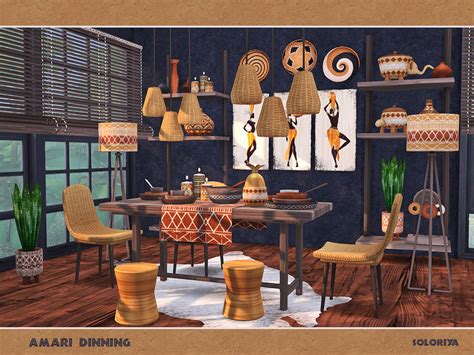 Amari Diningroom By Soloriya From Tsr • Sims 4 Downloads