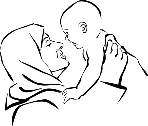 Free Mother And Child Drawing Download Free Mother And Child Drawing