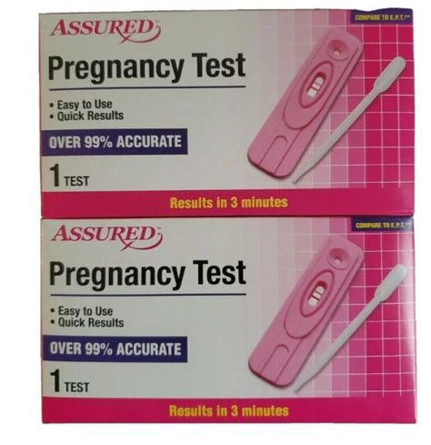 7 Packs Assured Pregnancy Test Over 99 Accurate Results 3 Minutes Lot Of 7 Ebay