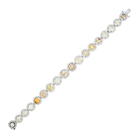 david rosenberg 2 48 ct radiant fancy light green gia platinum diamond bracelet for sale at