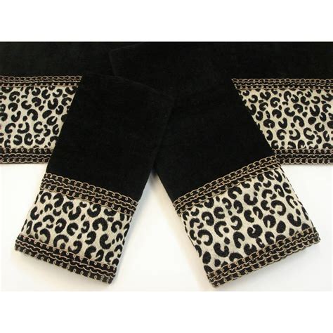Each will come with the same black check patterned fabric only the towel color will change. Perfect Animal Print Bath Towels - HomesFeed