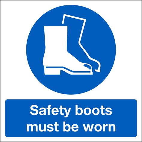 Foot Protection Must Be Worn Sign Signbox