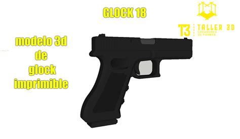 Stl File Glock 18 Exhibition Gun・3d Printable Model To Download・cults