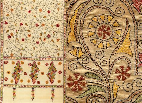 Kantha Embroidery Motifs Designs For This Festive Season