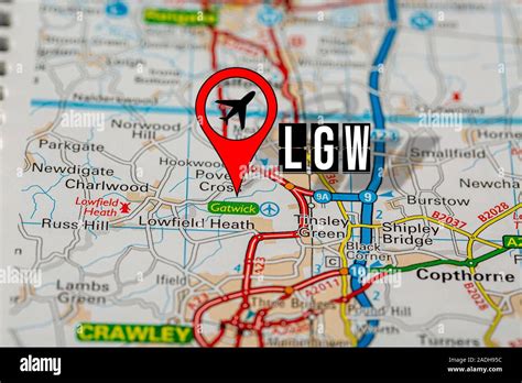 Gatwick Airport Map Hi Res Stock Photography And Images Alamy