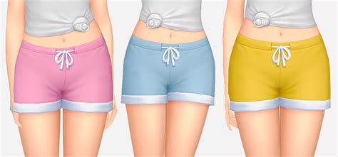 Sims 4 Maxis Match Shorts Cc Girls Guys Fandomspot