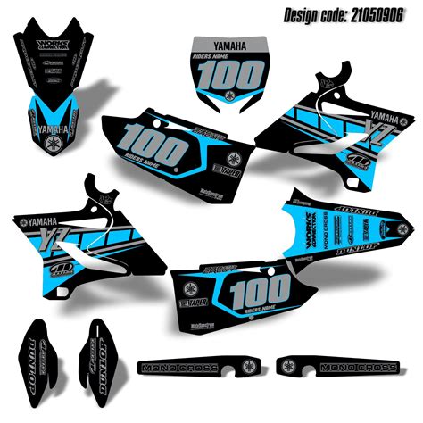 Motocross Graphics Kit Dirt Bike Stickers For Yamaha Yz 125 250 2015