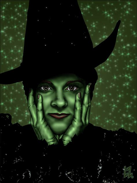 elphaba wicked illustration of stacey as elphaba the wi… flickr