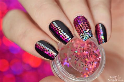 Pink Holo Glitter Placement Glitters So Tiny Tho By Simplynailogical