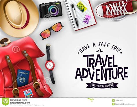 Travel Adventure Have A Safe Trip Enjoy Every Moment Message In