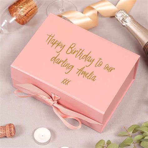 Luxury Personalised Birthday T Box For Her By Dibor
