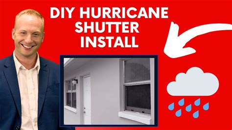 How To Install Hurricane Shutters Before A Storm Diy Youtube