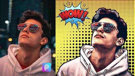 How To Edit Comic Effect Picsart Tutorial Youtube