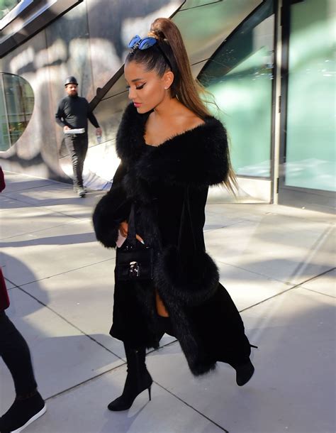 ariana grande is stylish out in nyc 12 18 2018 celebmafia