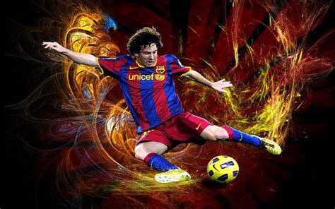 Lionel Messi Fc Barcelona Wallpaper Action Shot